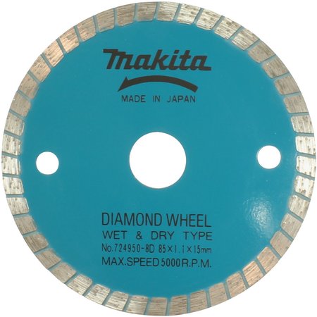 MAKITA DIAMOND WHEEL 3-3/8" MP724950-8D